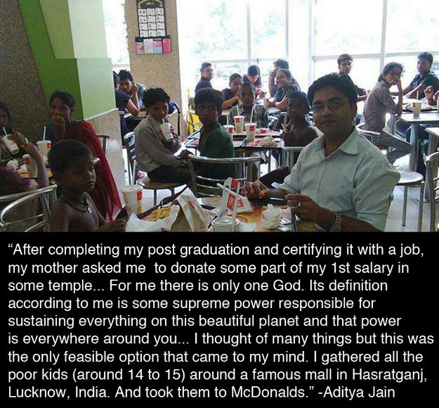 This man's graduation party.